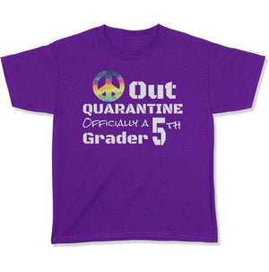 Back To School First Day Of School Peace Out T Shirt For 5th Grade T Shirt - Grade Level Shirts
