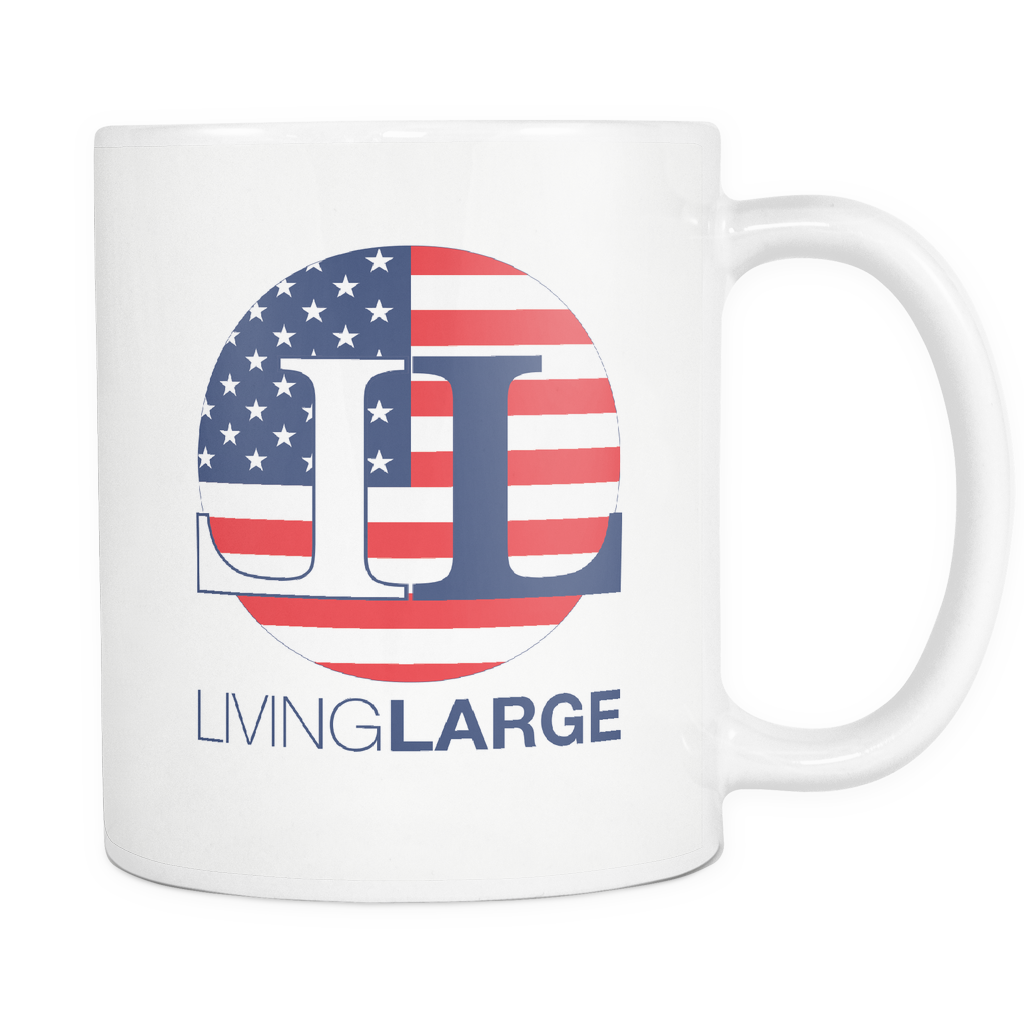 Living Large  11oz White Mug