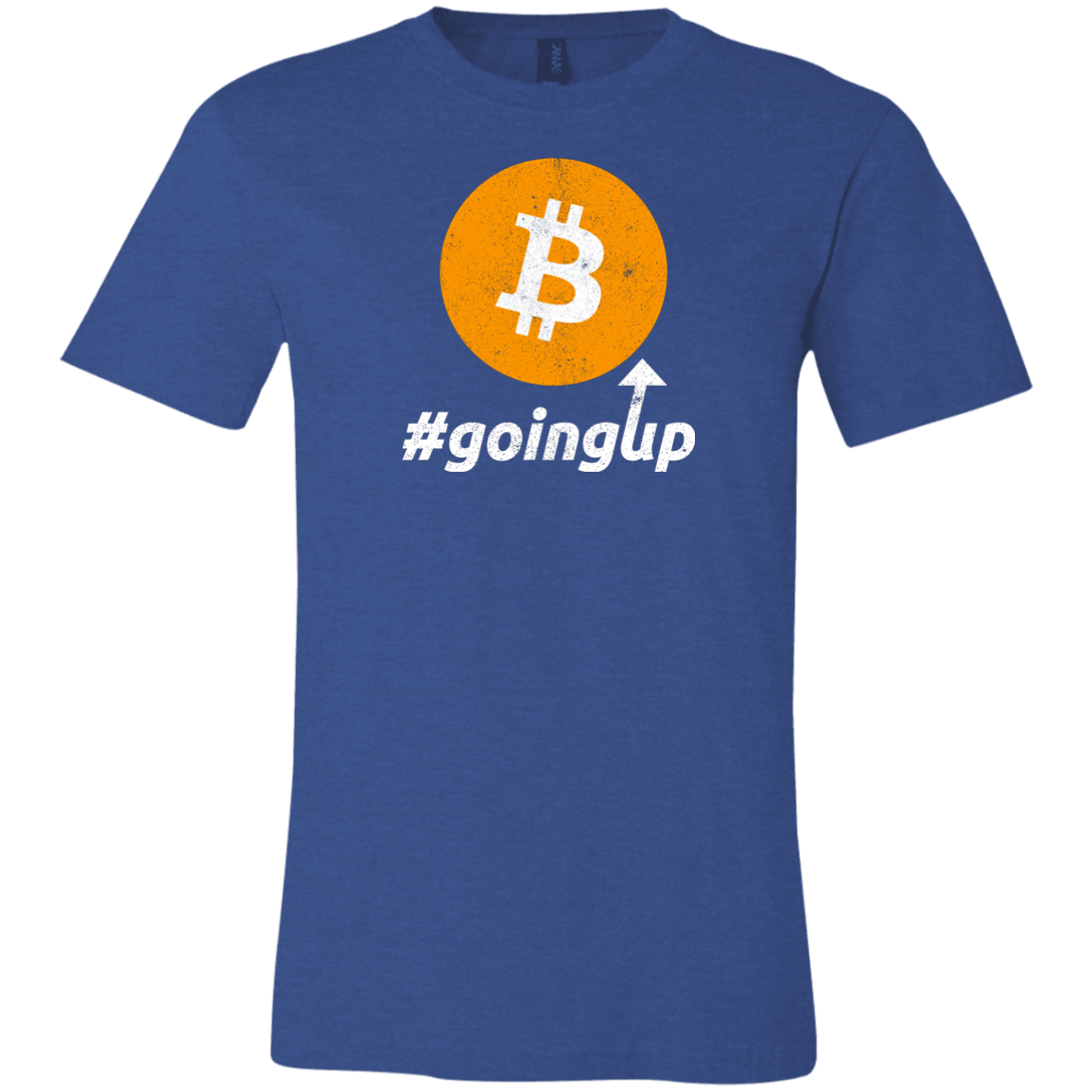 Funny Bitcoin BTC Going Up Cryptocurrency Investing Unisex Jersey Short-Sleeve T-Shirt
