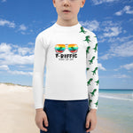 Kids Rash Guard / Kids Dinosaur Shirt / Swim Suit / UPF Shirt